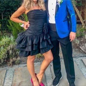 rosalie liquid chiffon gown